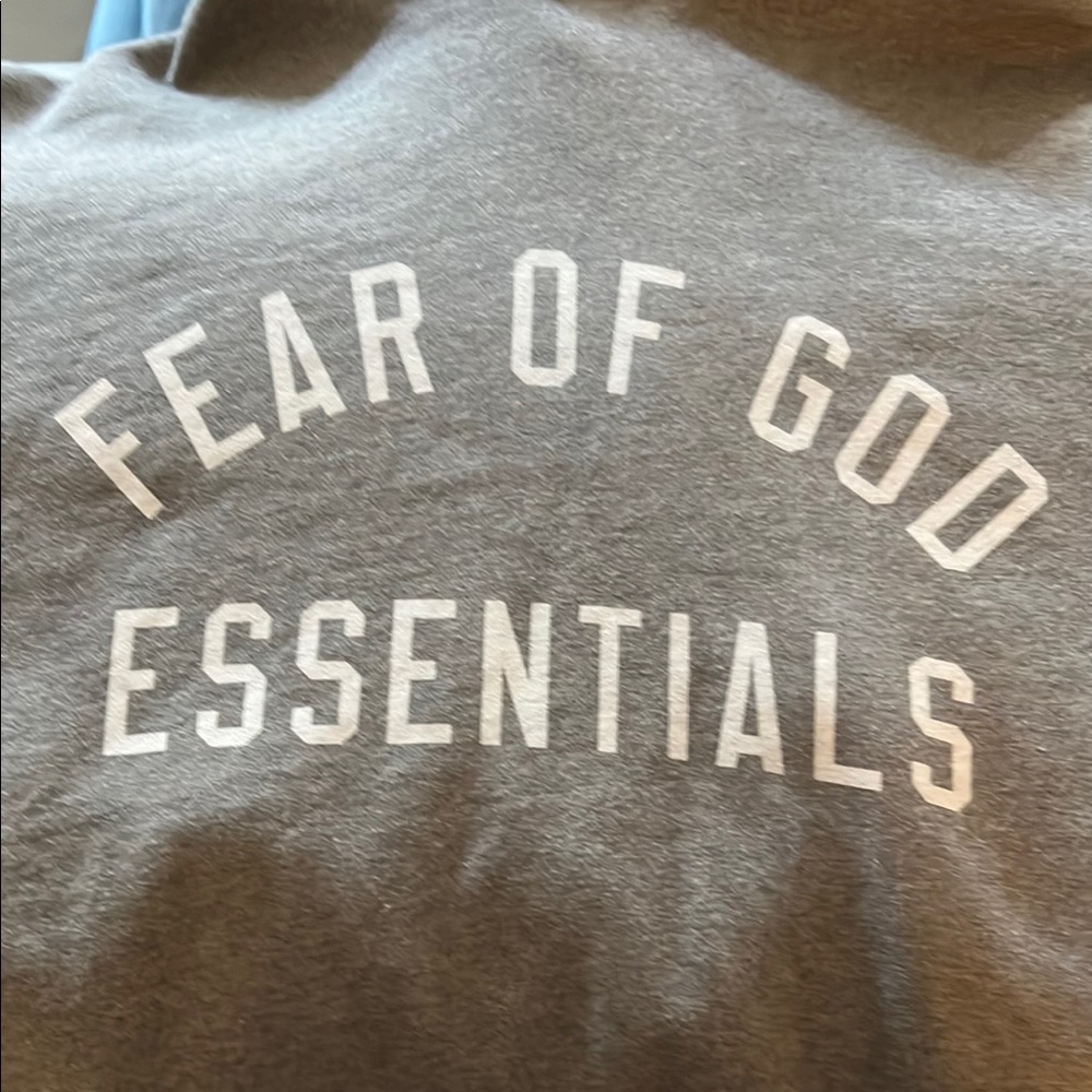 Essentials Heather Gray Sweatshirt
